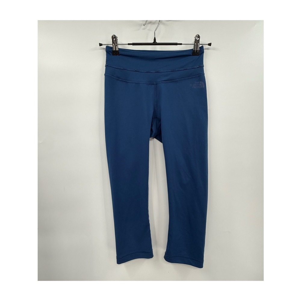 The North Face XS FlashDry Cropped Leggings Womens Blue Athletic Capri Pants